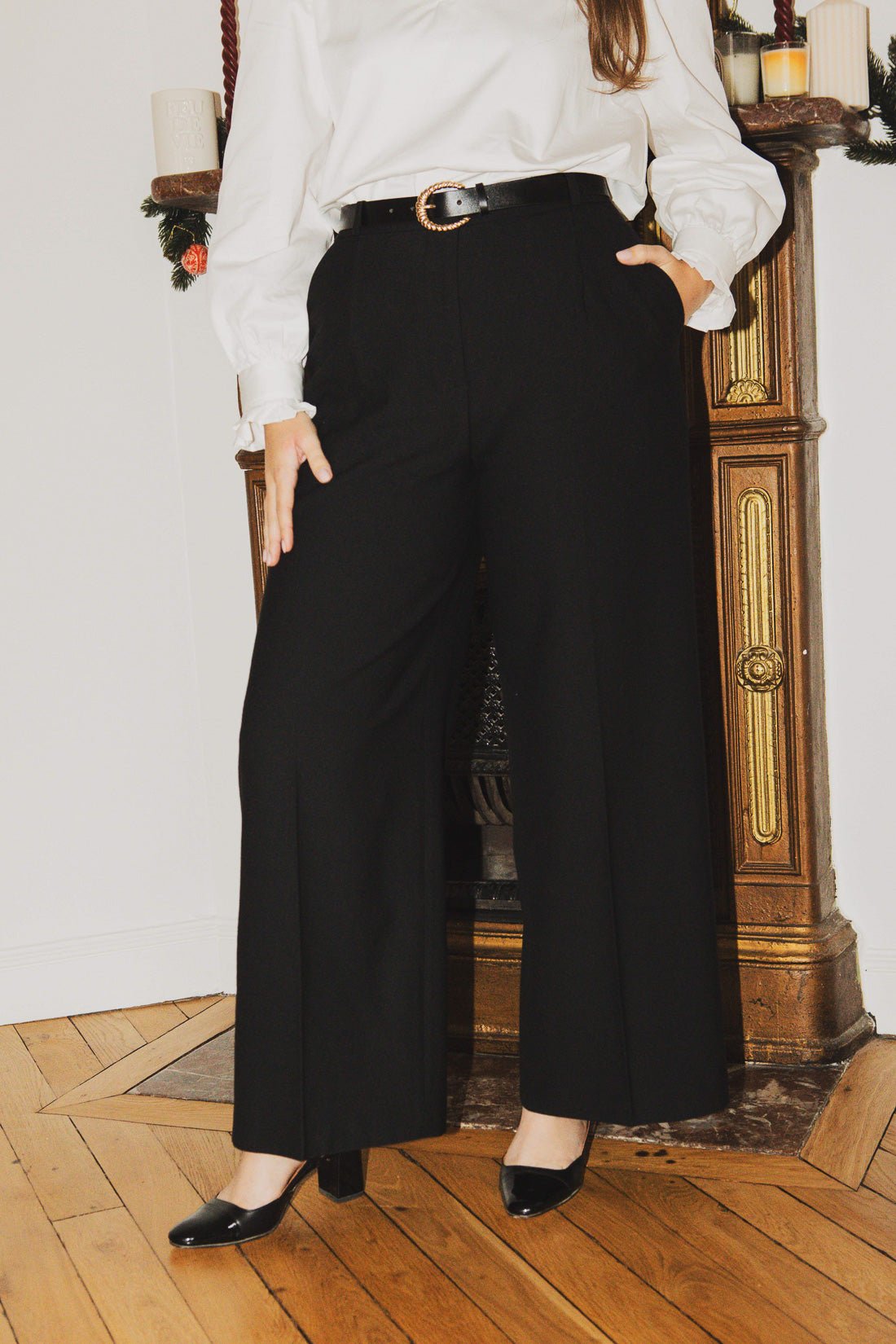 Lucy pants - black | Petite women's wide-leg pants - Petite Lucy pants - black | Petite women's wide-leg pants - Petite