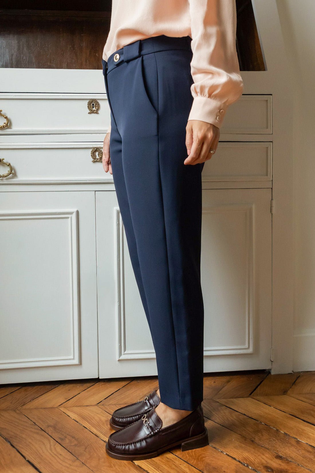 Pantalon Sacha - bleu marine - Petite and So What