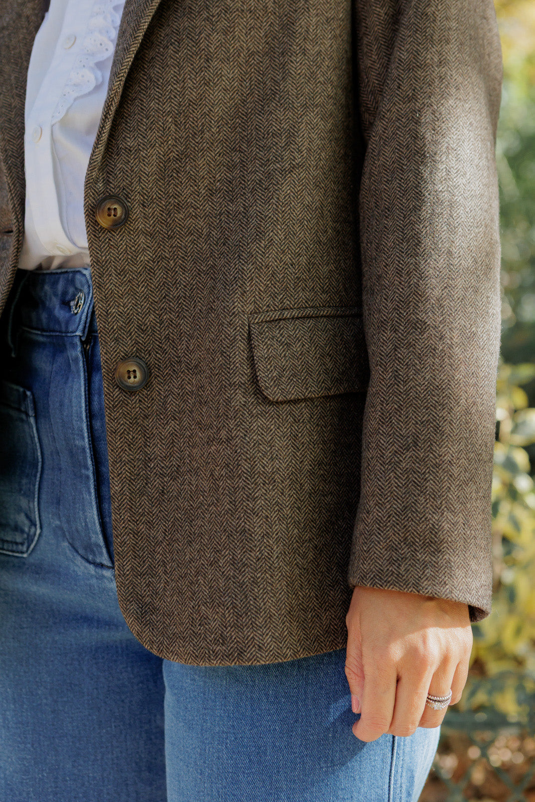 petite-and-so-what-chocolate-herringbone-wool-blazer-loose-fit-made-in-france-women's-petite-rosalind