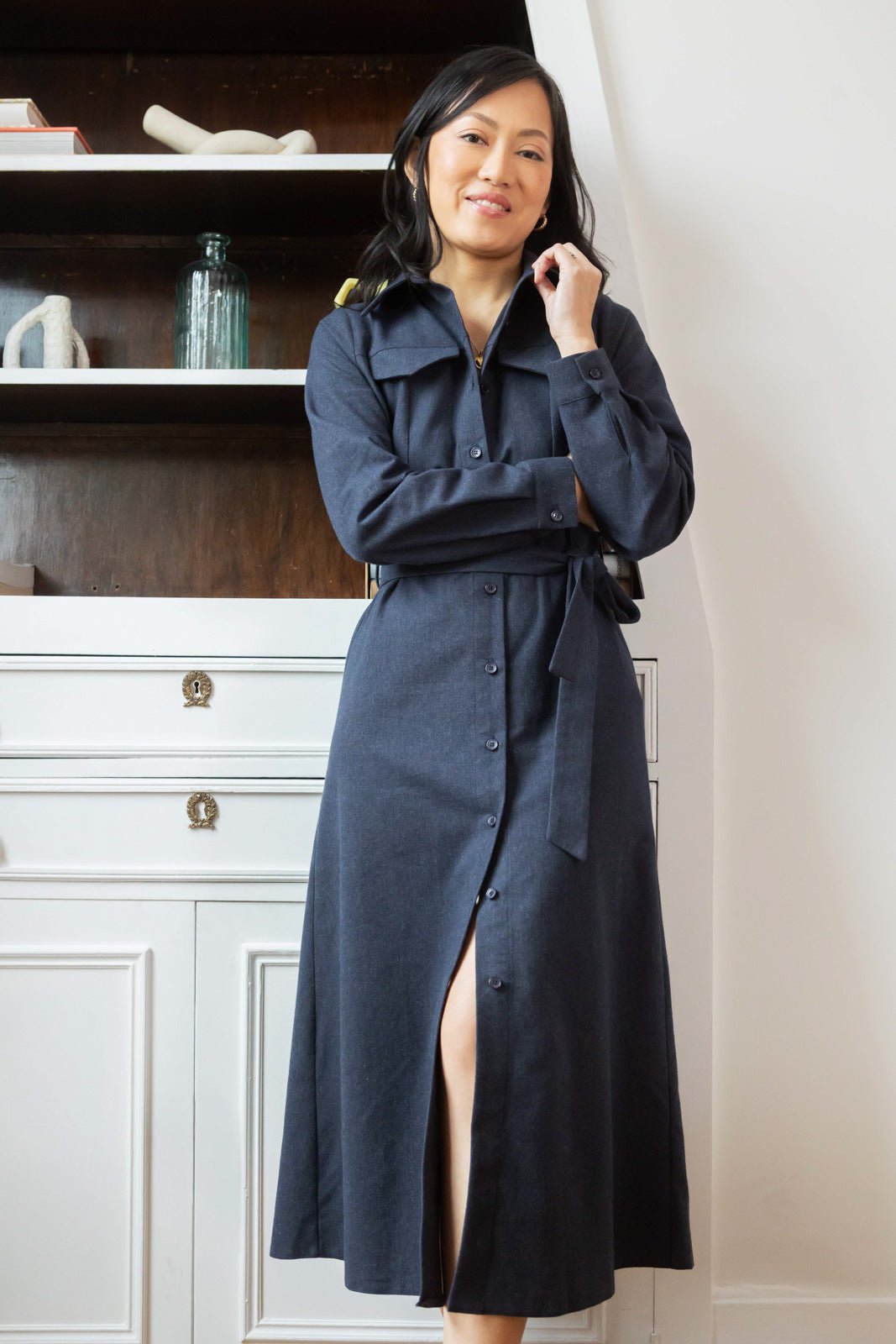 Robe Maria - bleu marine - Petite and So What