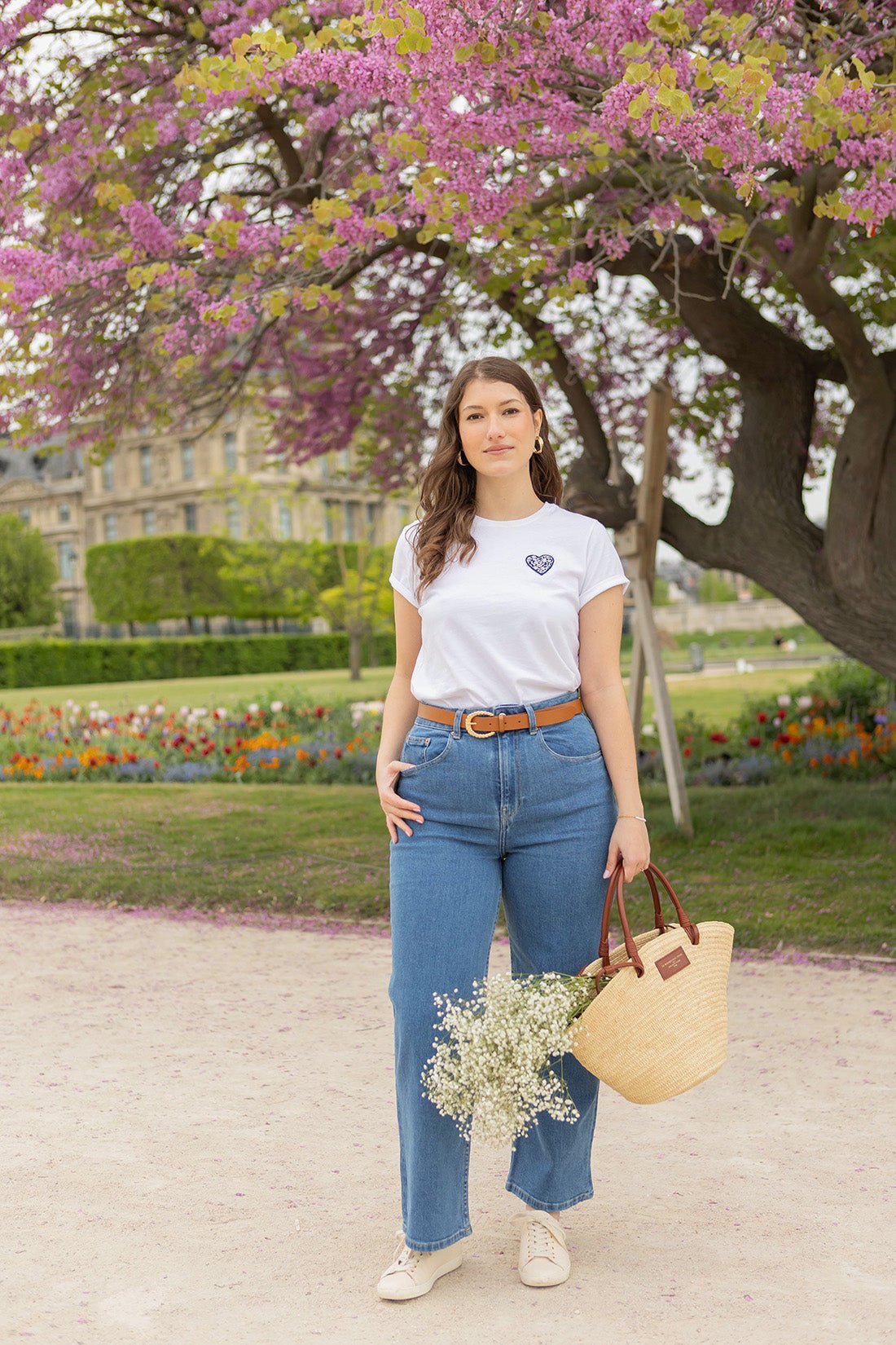 Tee - shirt Norah - blue heart - Petite and So What