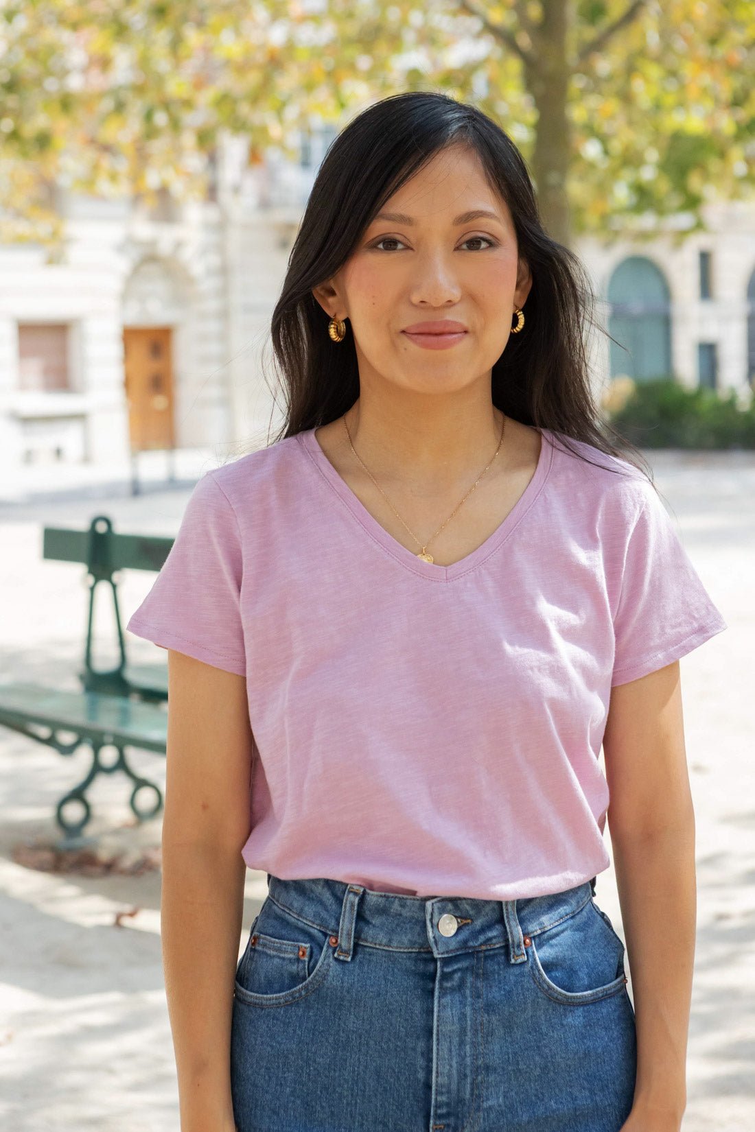 Tee - shirt Simone - mauve - Petite and So What