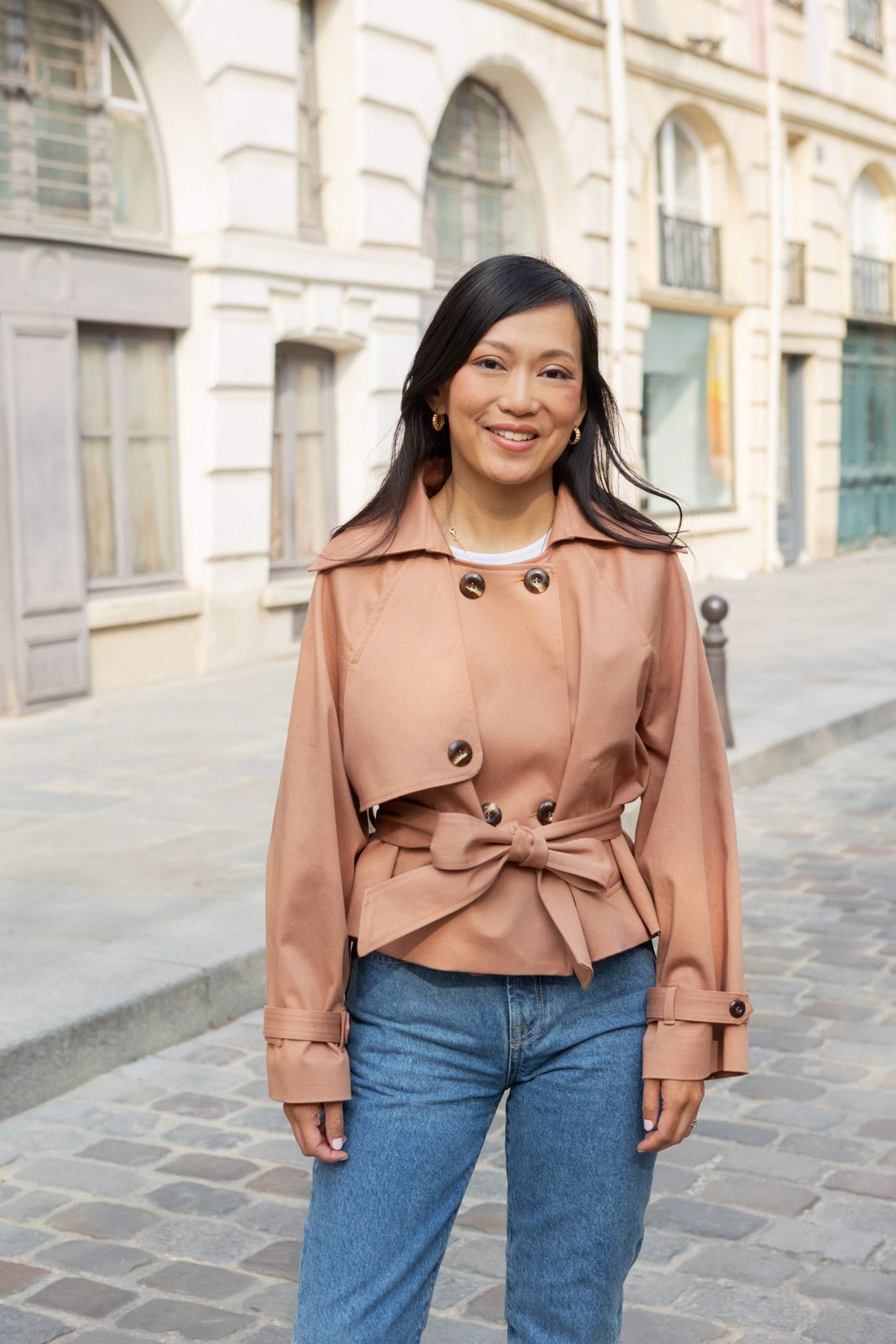 Patricia trench coat - old rose - Petite and So What