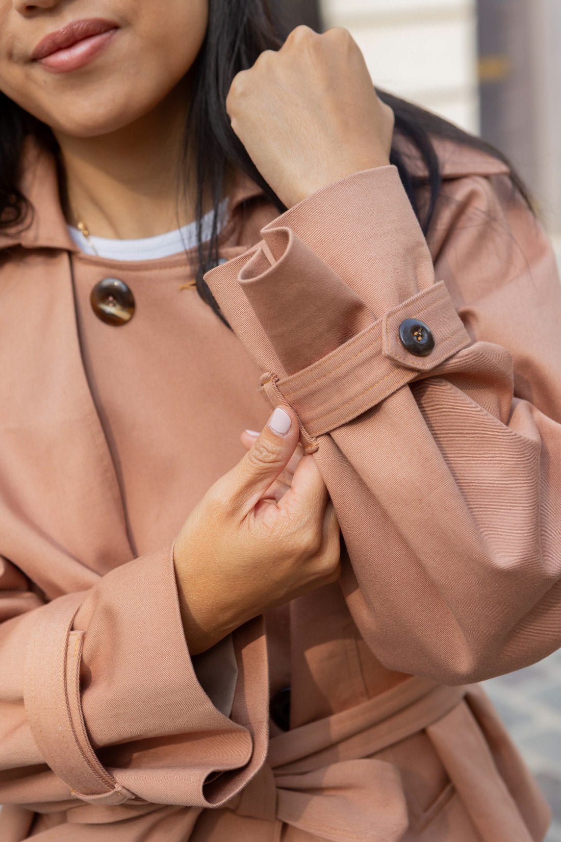 Patricia trench coat - old rose - Petite and So What