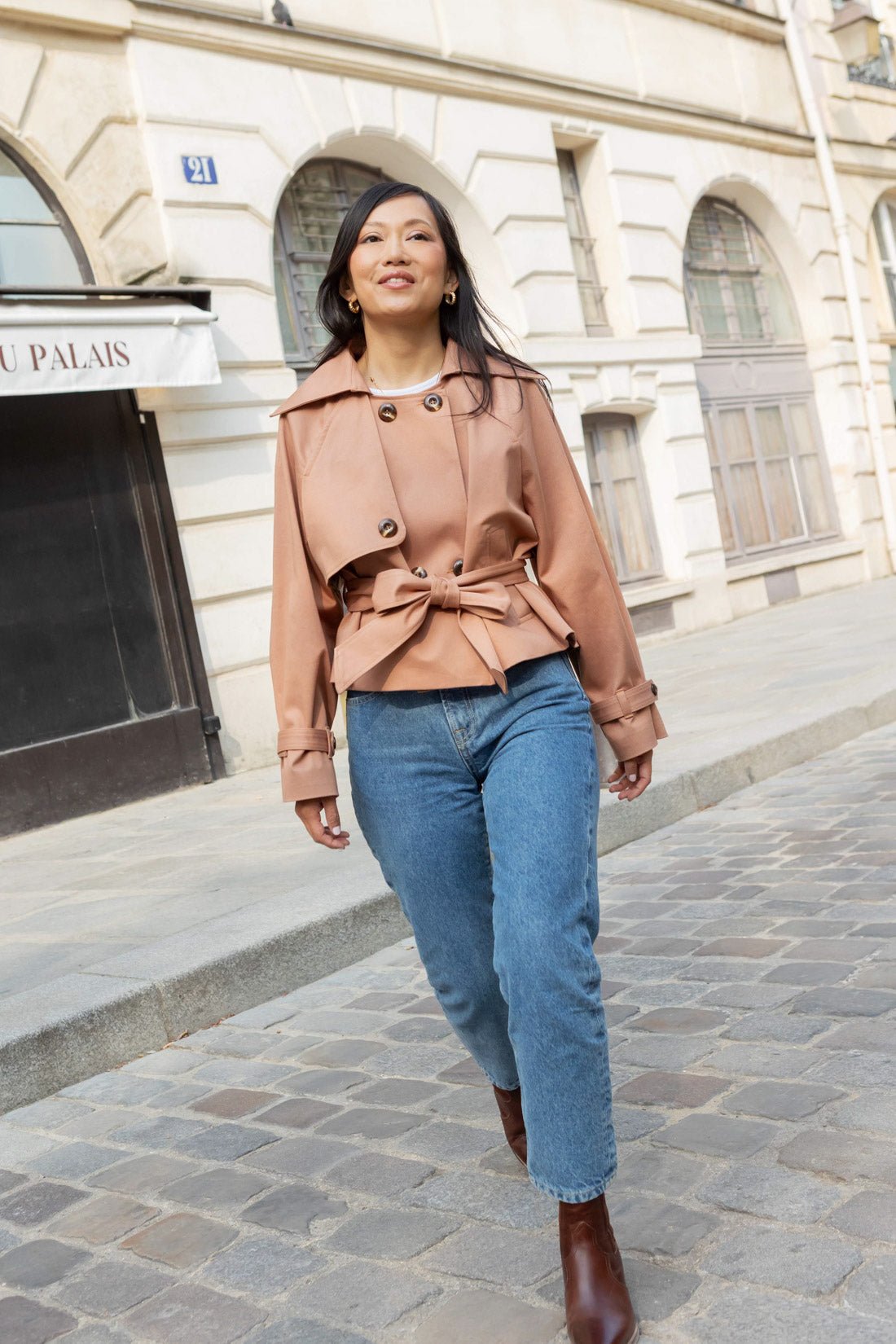 Patricia trench coat - old rose - Petite and So What