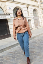Patricia trench coat - old rose - Petite and So What