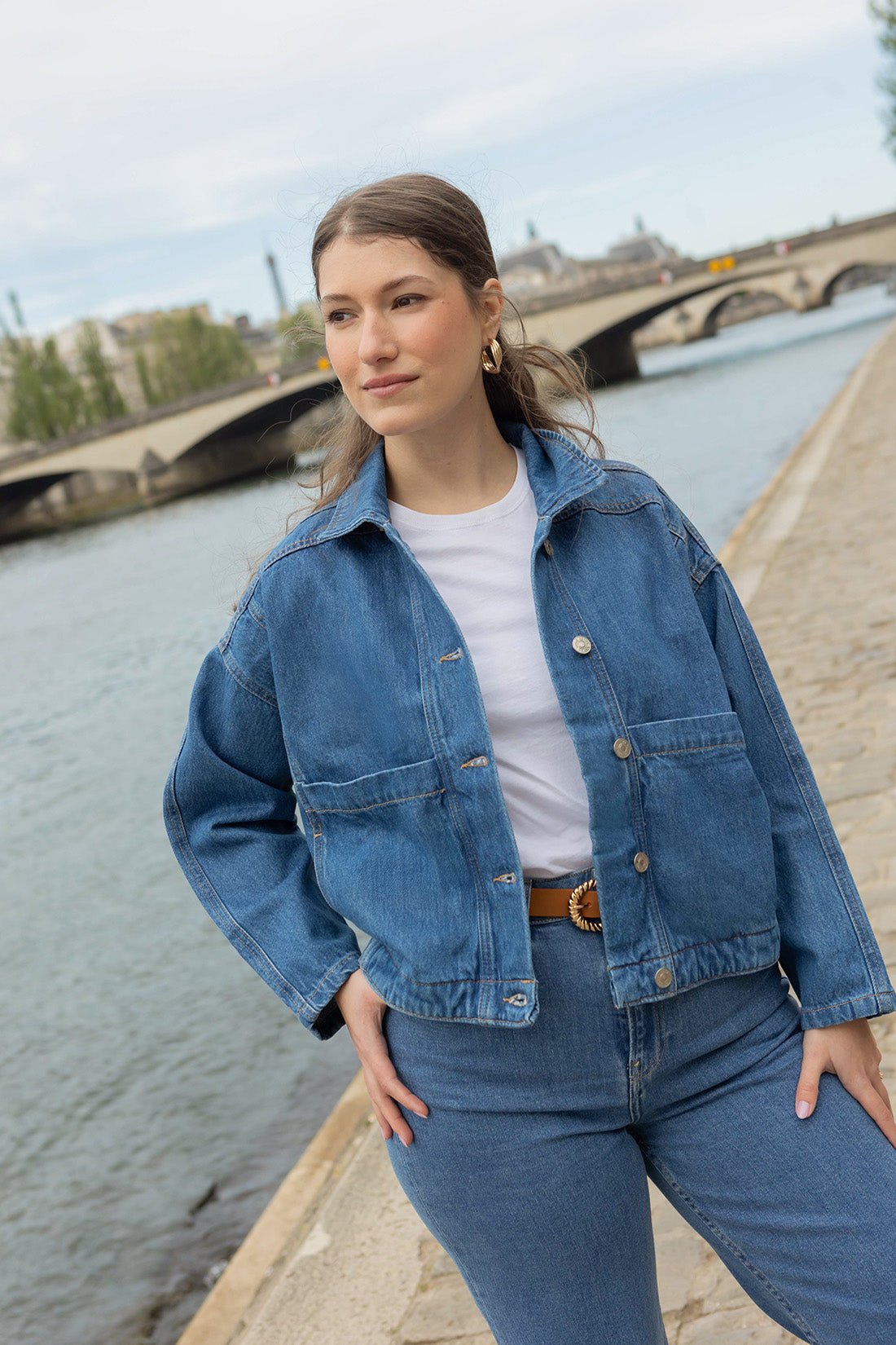 Veste denim Melissa Veste en jean femme petite – Petite and So What