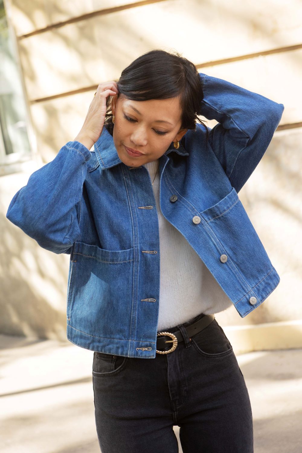 Petite veste en jean hotsell