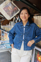 Veste en jean Melissa - noeuds - Petite and So What
