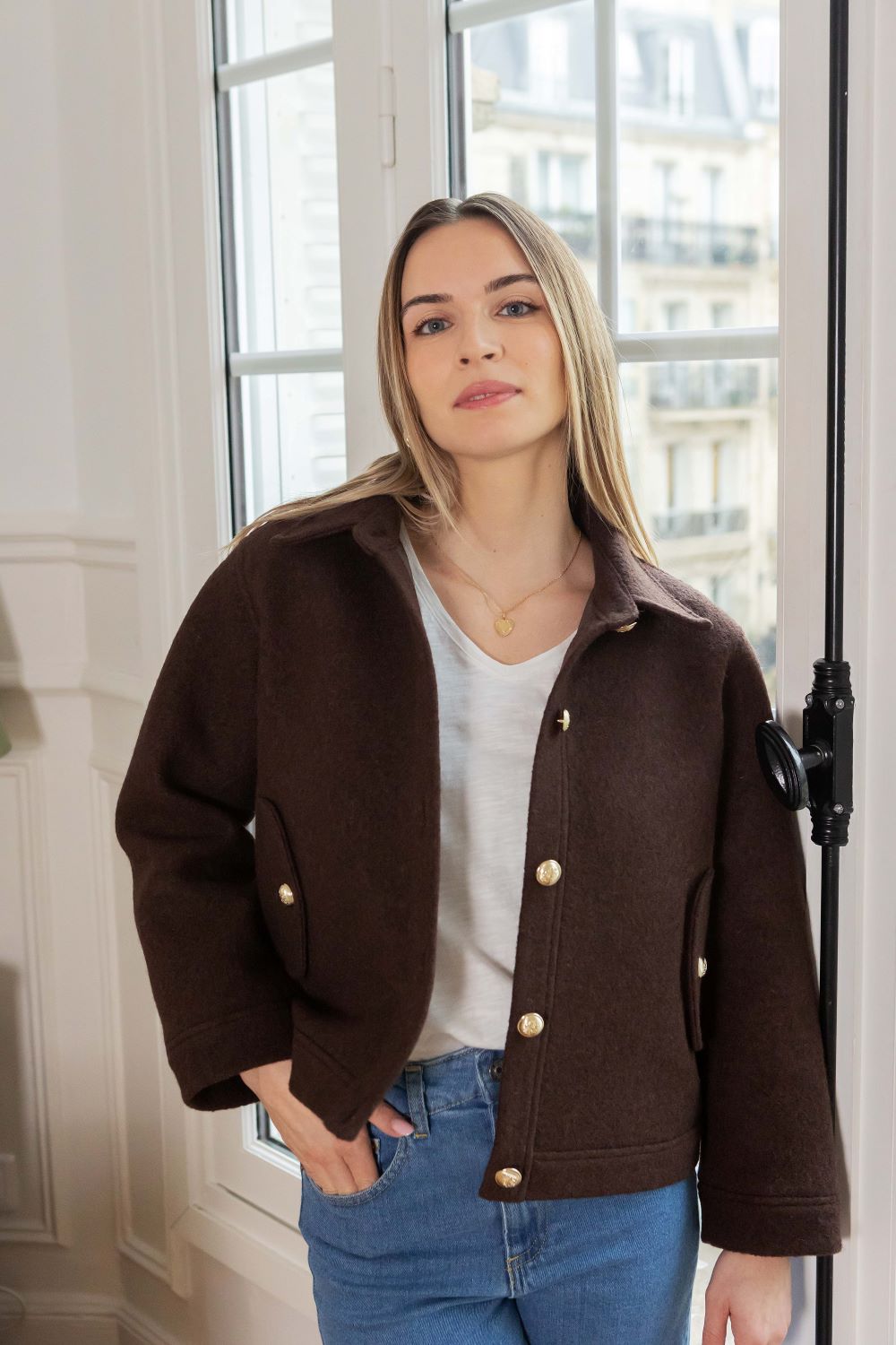 Lana jacket - chocolate - Petite and So What