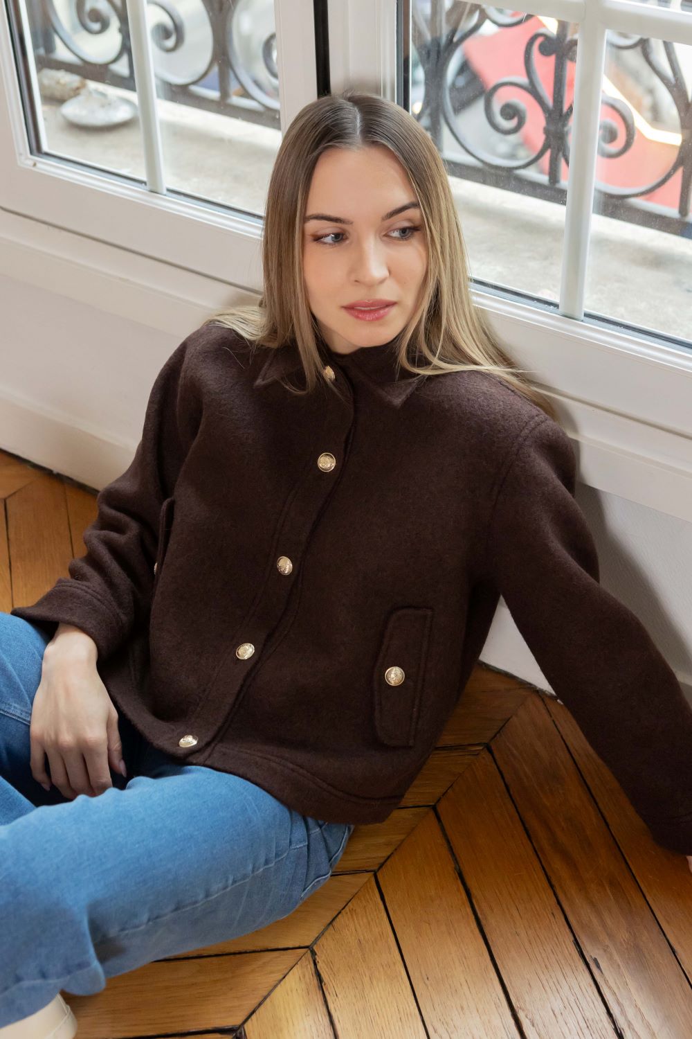 Lana jacket - chocolate - Petite and So What