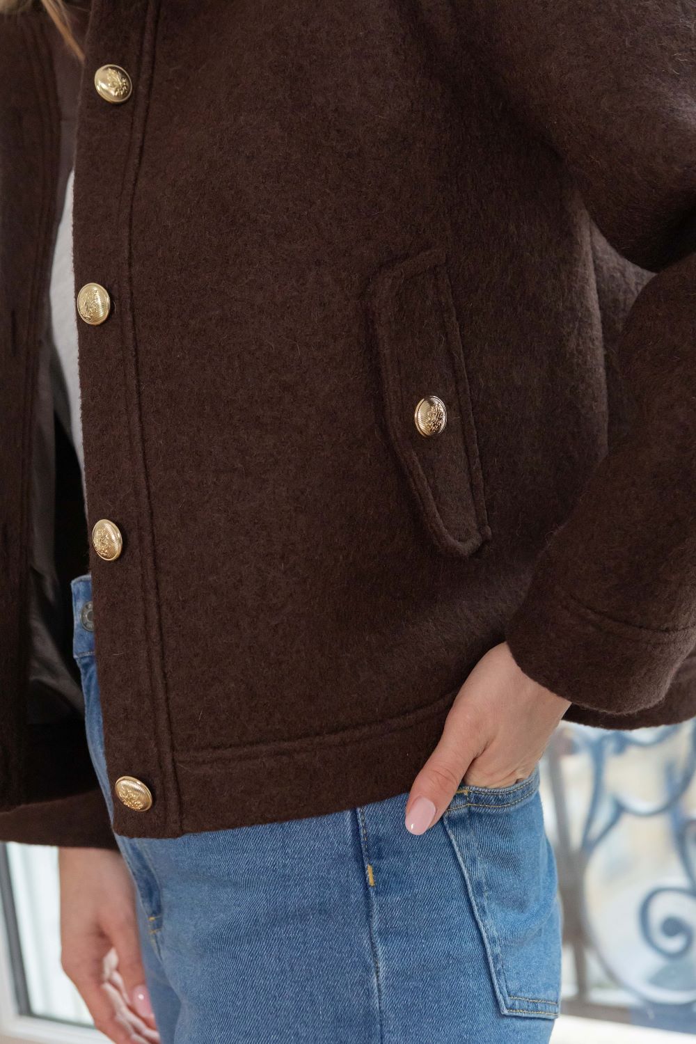 Lana jacket - chocolate - Petite and So What