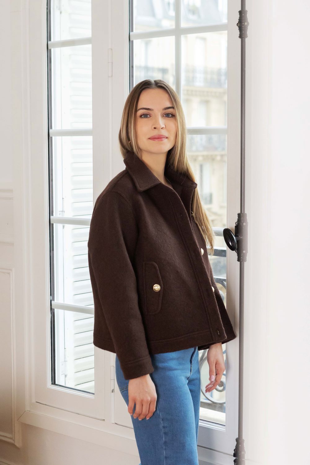 Lana jacket - chocolate - Petite and So What