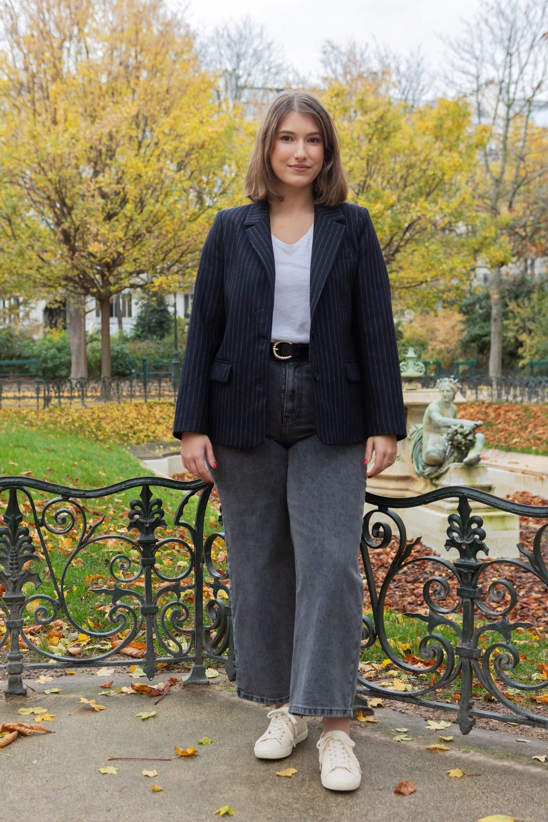 Veste Rosalind - marine rayures tennis - Petite and So What