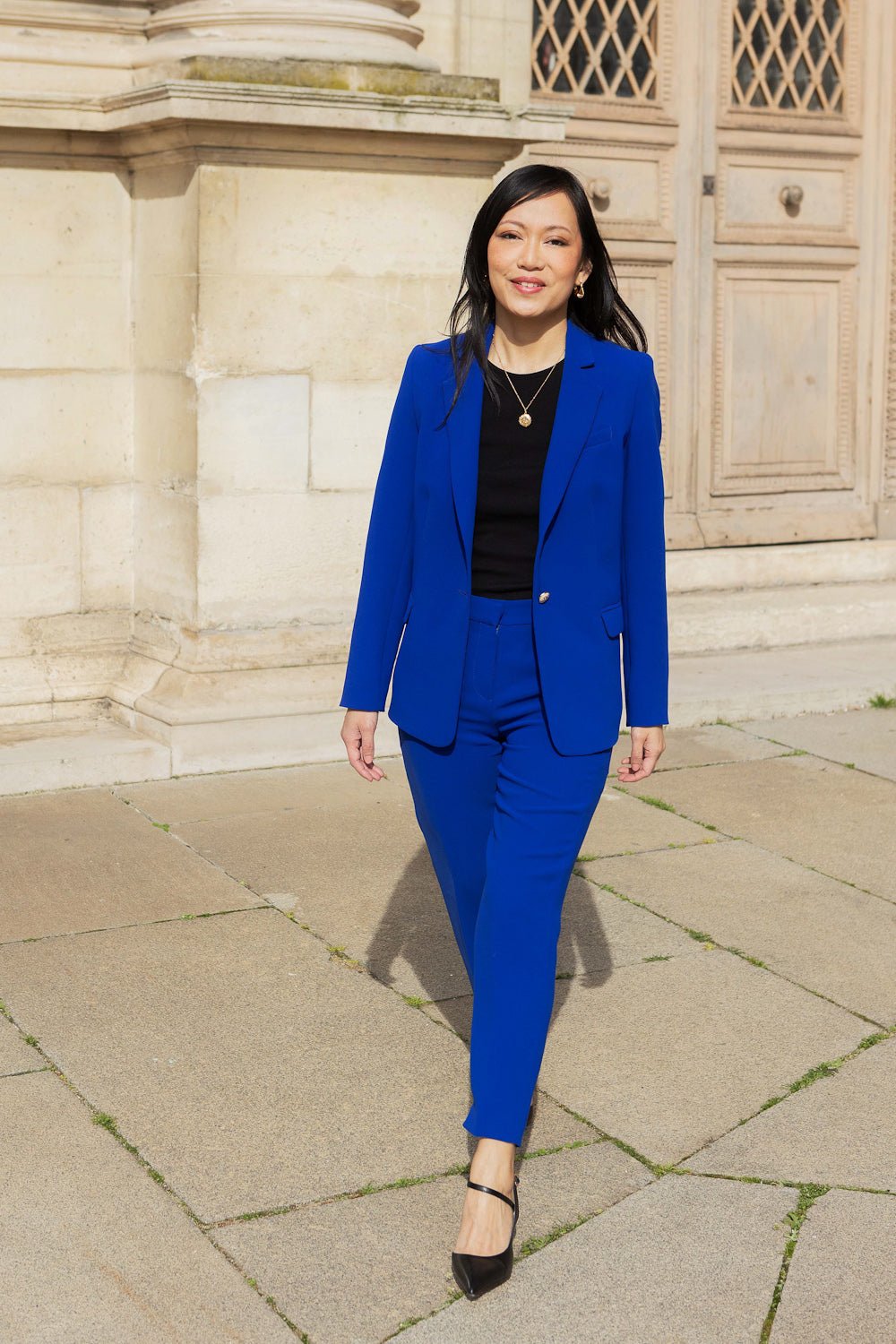 Veste Pantalon Large Tailleur Feminin Pantalon Large Tailleur