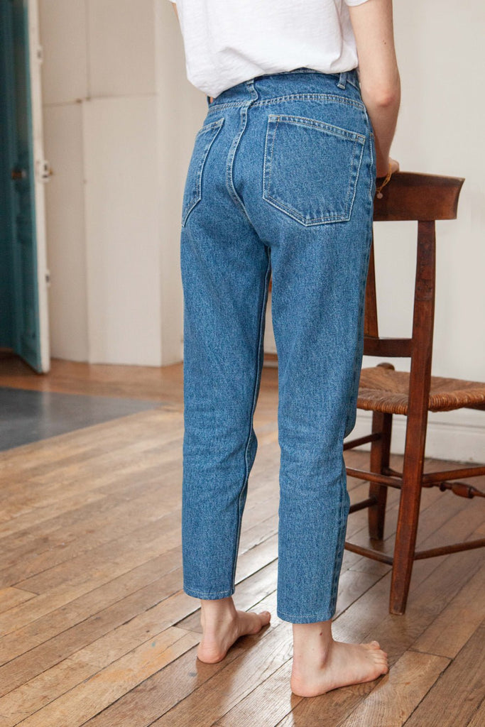 Mom jean Bonnie - bleu denim - Petite and So What