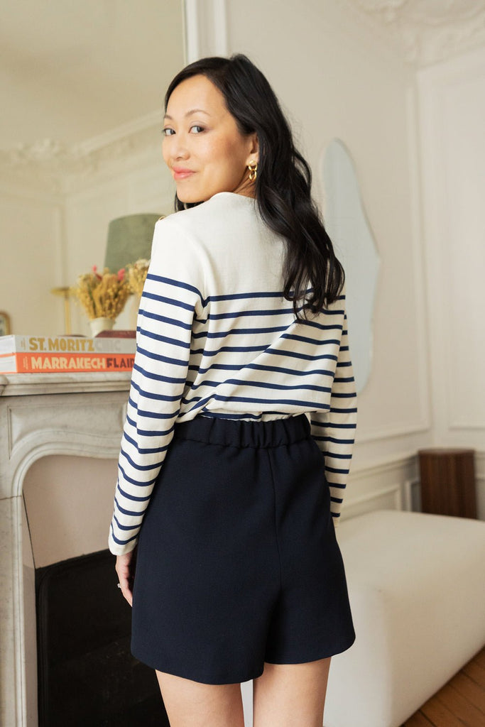 Short Catherine - marine - Petite and So What