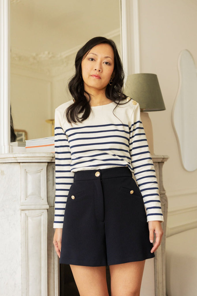 Short Catherine - marine - Petite and So What