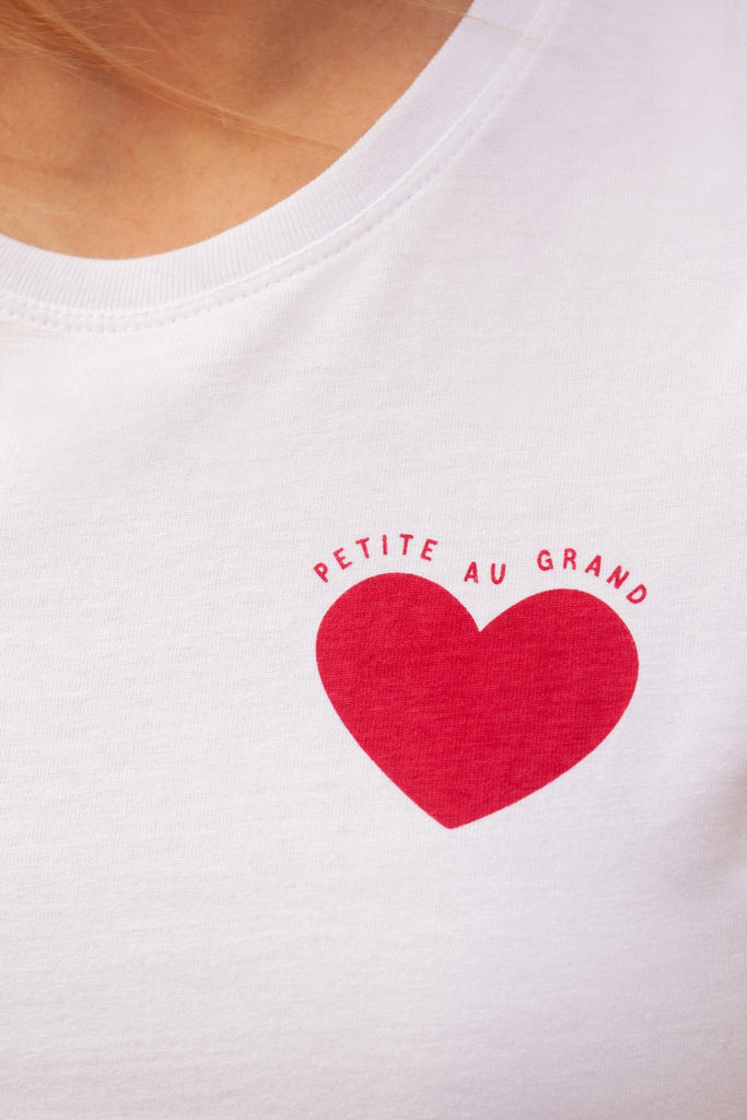 Tee-shirt Petite au Grand Coeur - Petite and So What