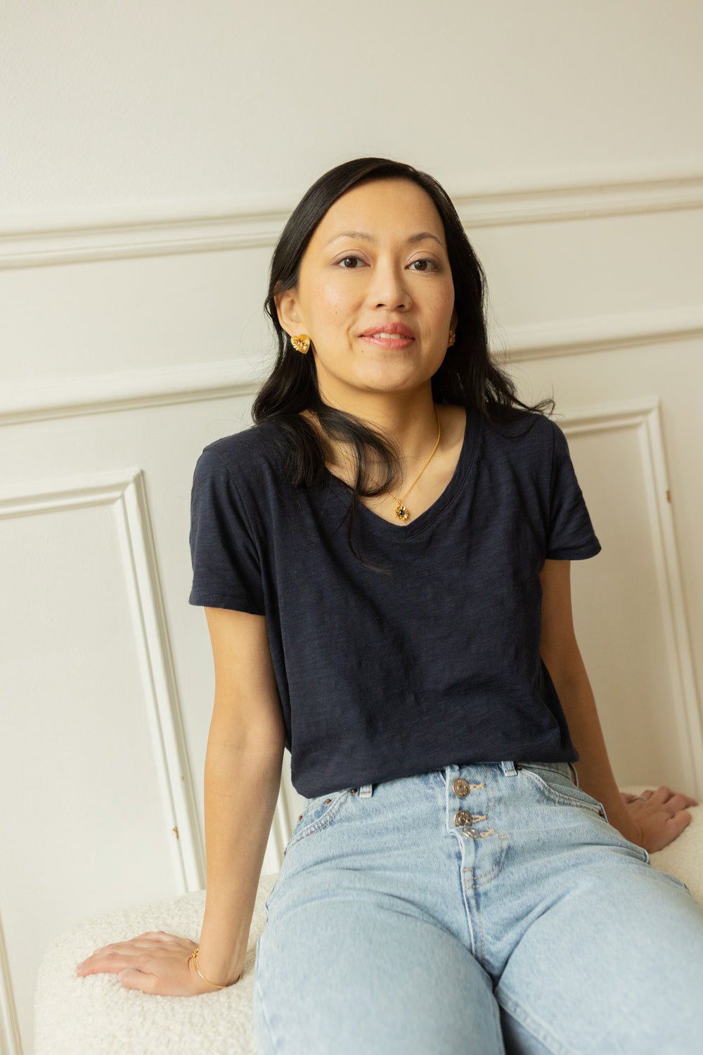 tee shirt Simone - navy - Petite and So What