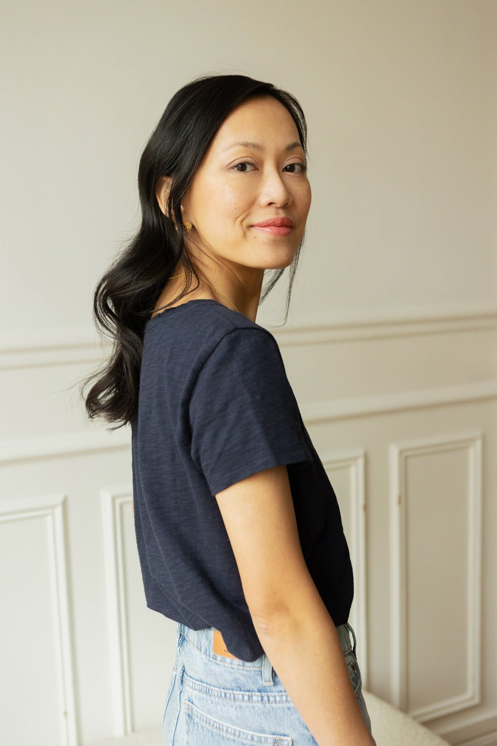 tee shirt Simone - navy - Petite and So What